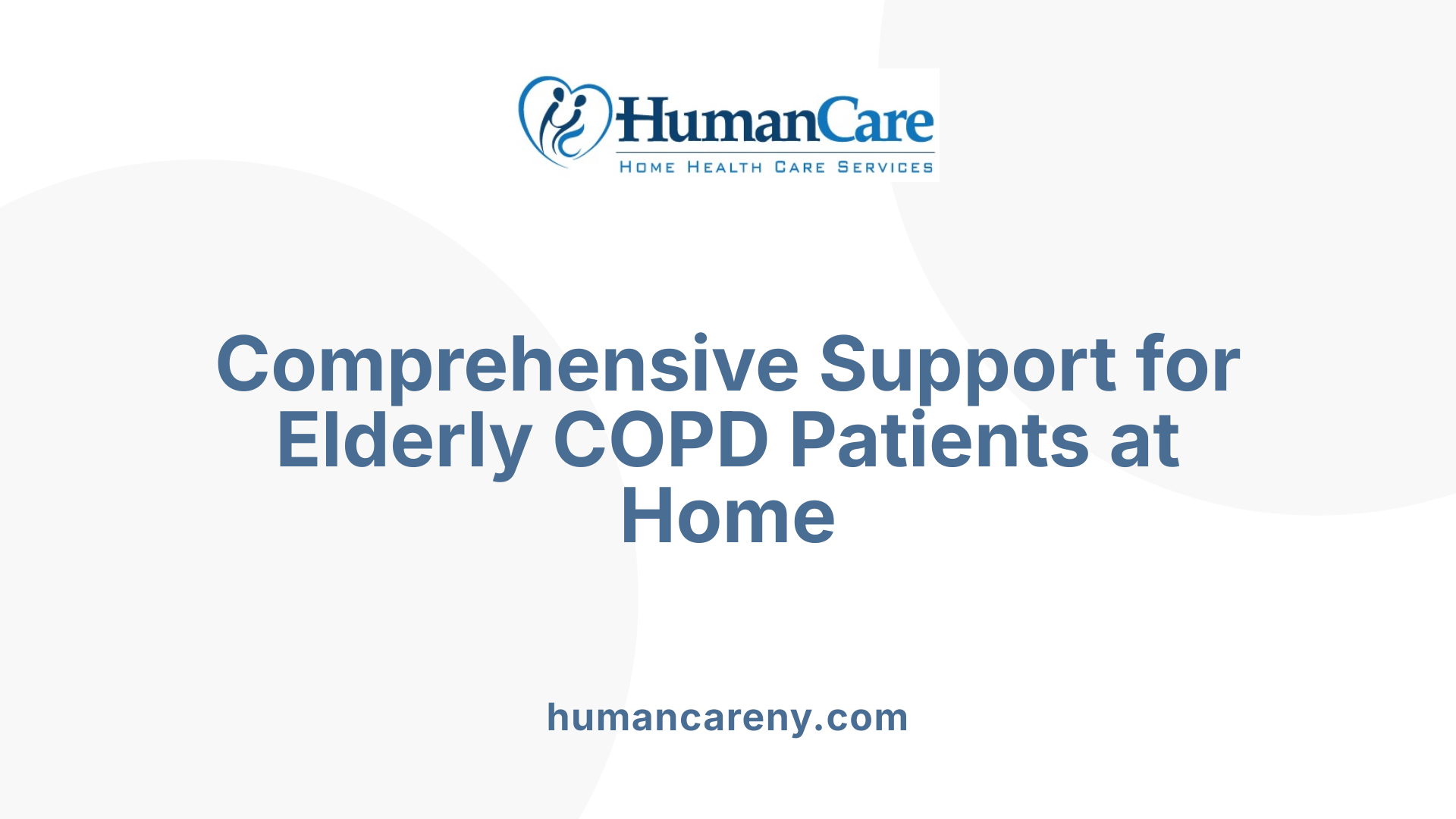 Comprehensive Support for Elderly COPD Patients at Home