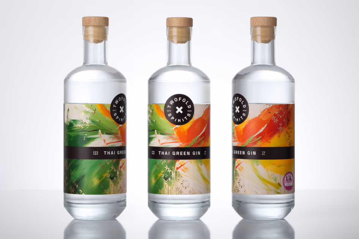 Animated gif image showing brand assets for the restaurant