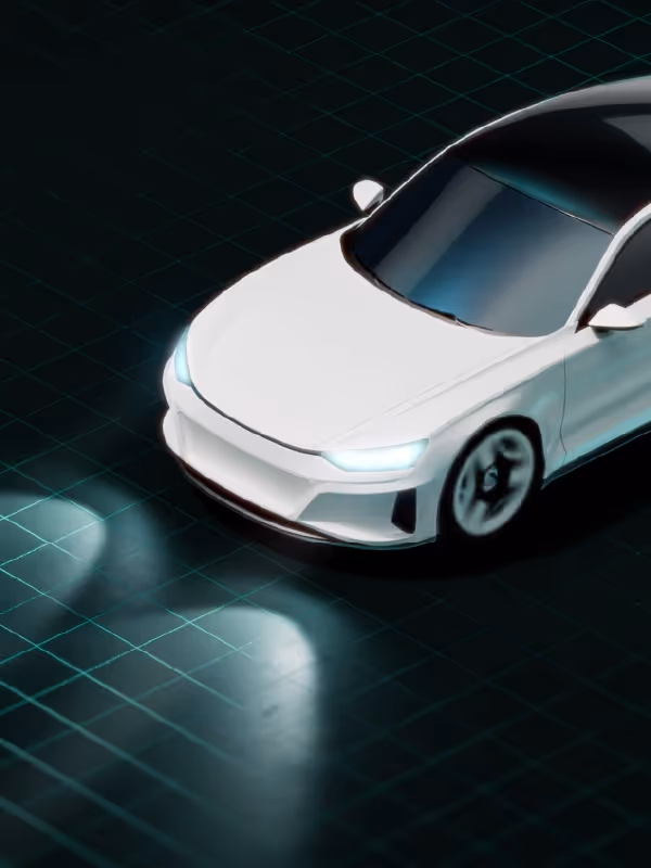 A screenshot of animated CGI showing ClearMotion system in action