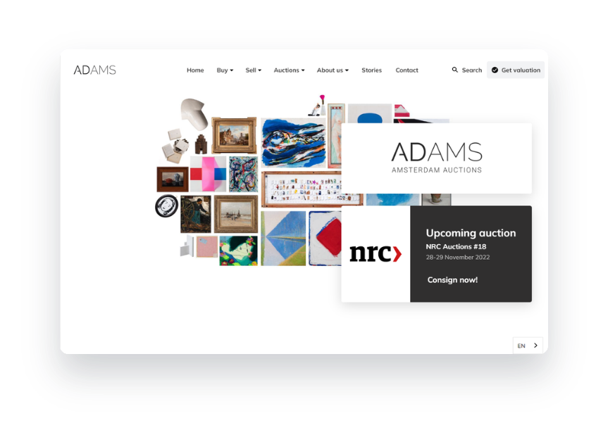 A heritage auction house, reintroduced for a digital-first audience.