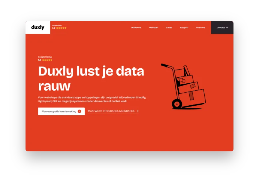Ecommerce expertise, presented with the polish it sells.