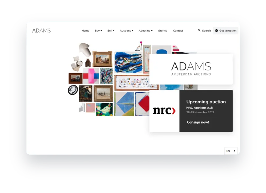 A heritage auction house, reintroduced for a digital-first audience.