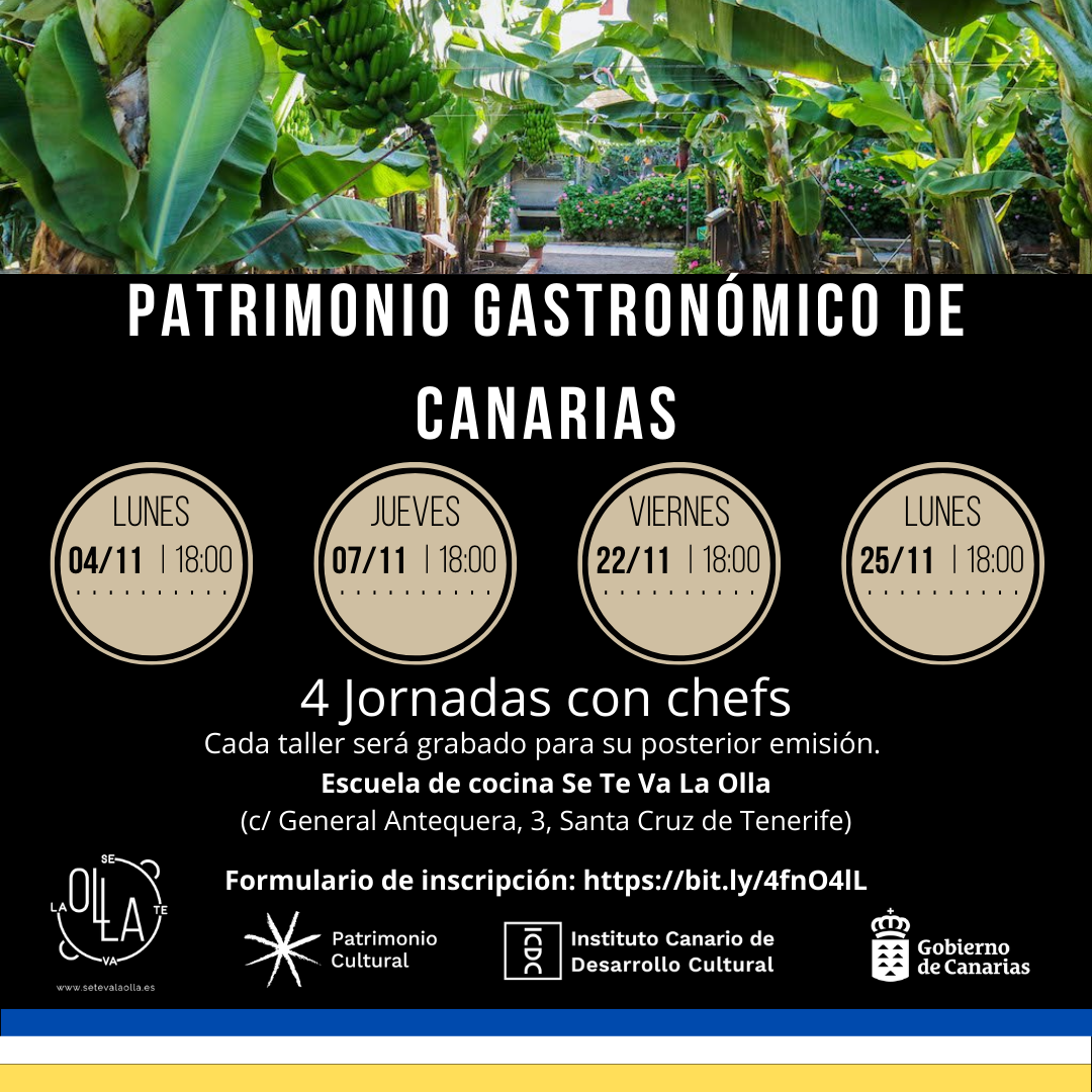 El lugar, las fechas y los espacios de celebración son los siguientes: LANZAROTE (Biblioteca Insular de Lanzarote, Avenida Medular, 42, 35500 Arrecife) • 10 y 11 de junio de 2025 (18:00 – 20:00 horas) • BIC: - Conjunto histórico de Teguise. - El Puente de las bolas.  TENERIFE (Biblioteca pública del Estado en Santa Cruz de Tenerife, c/ Comodoro Rolín, 1, 38007 Santa Cruz de Tenerife) • 17 y 18 de junio de 2025 (17:00 - 19:00 horas) • BIC: - Cueva de Bencomo. - Castillo de San Juan.  GRAN CANARIA (Biblioteca pública del Estado en Las Palmas, c/ Muelle de Las Palmas, s/n, 35003 Las Palmas de Gran Canaria) • 25 y 26 de junio de 2025 (17:00 - 19:00 horas) • BIC: - La Fortaleza. - Faro de Maspalomas.