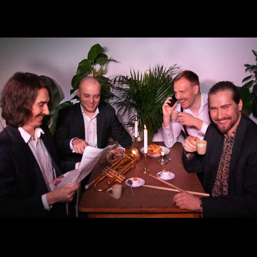 A collage of all the members of Lindy Hop Saarbrücken