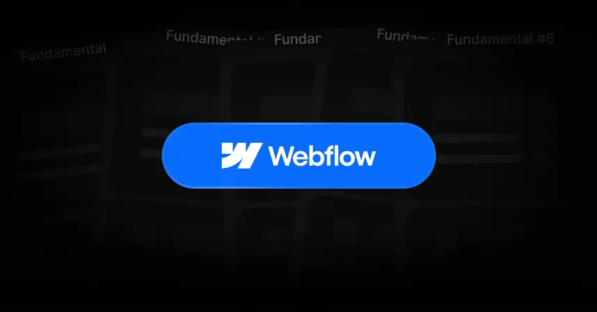 Thumbnail: Webflow branding, dark background.