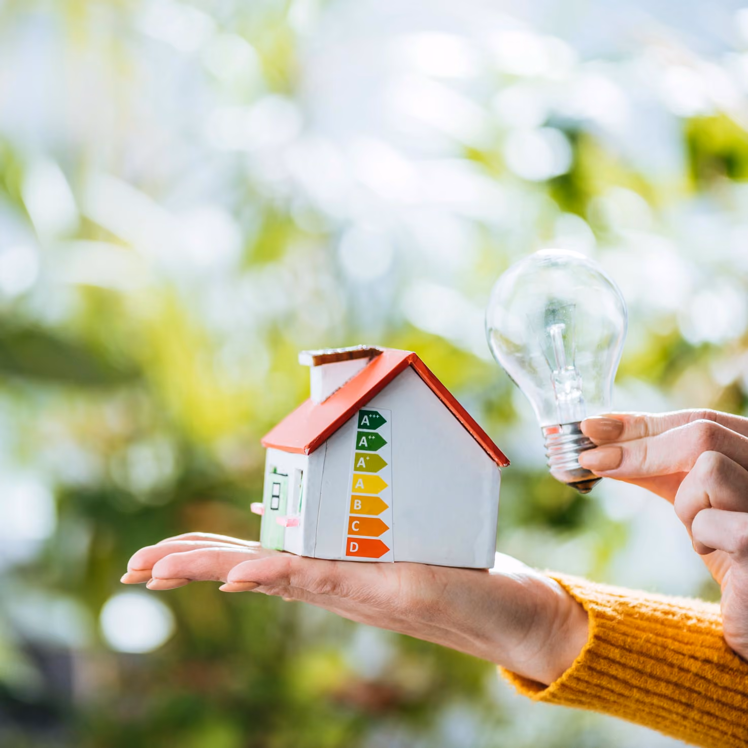Bilde av energieffektiv hus