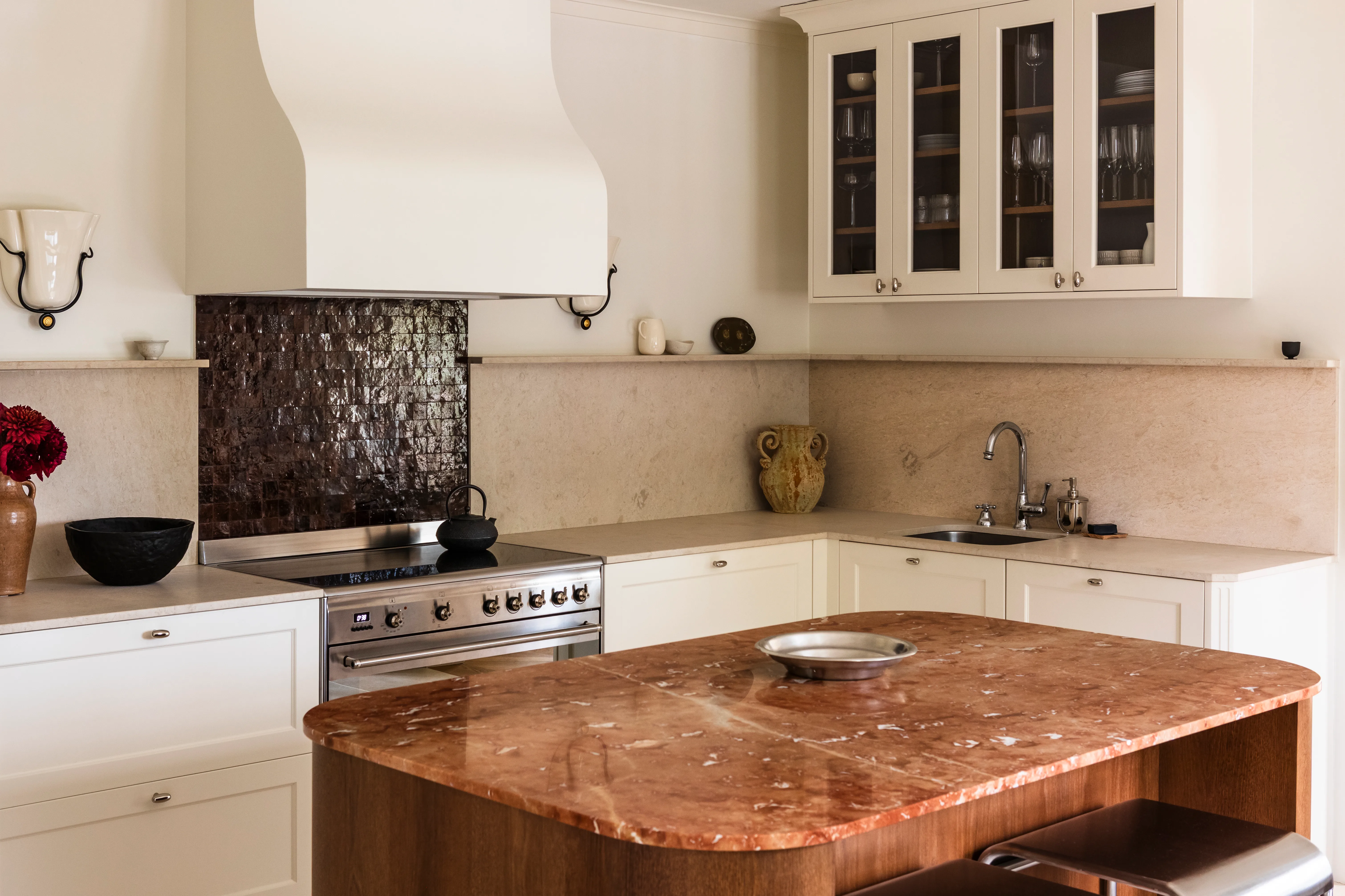 At Home with Lisa Olsson — A Kitchen and Bathroom on Lidingö