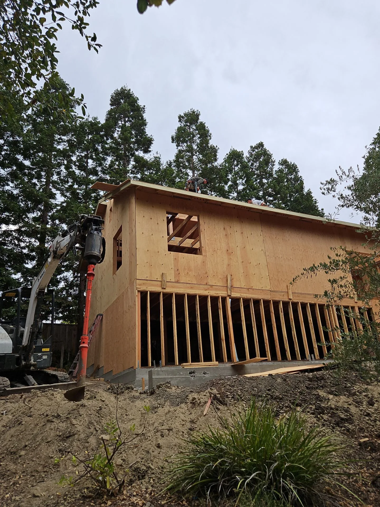 1340 Hermine Ave Walnut Creek ADU construction progress, view 2