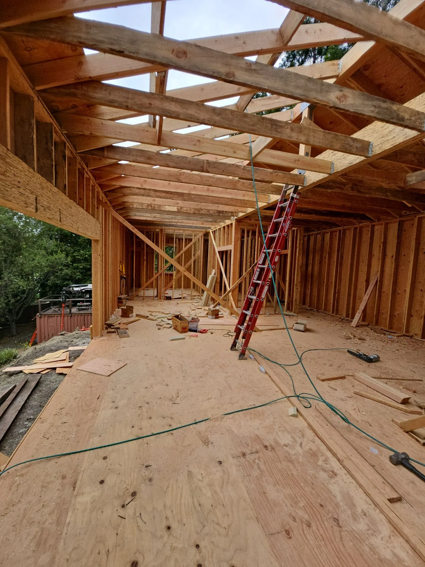 1340 Hermine Ave Walnut Creek ADU construction progress, view 5