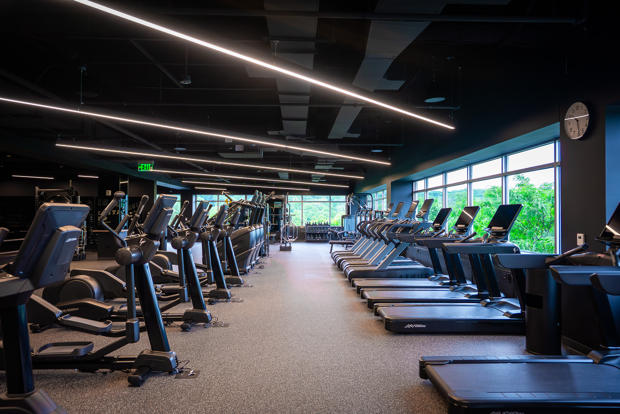 Cardio equipment area at FIELDHOUSE gym