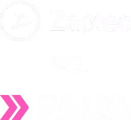 Zaptec logo with Paua logo