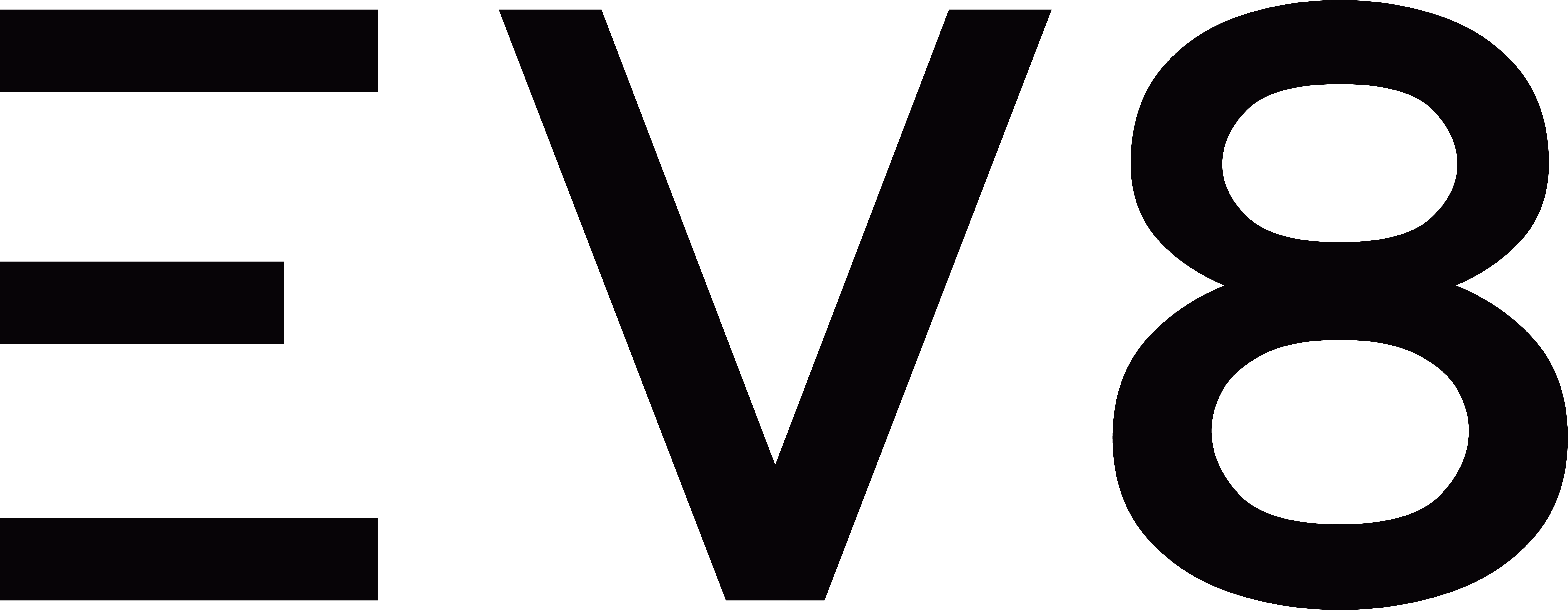 EV 8 logo in black