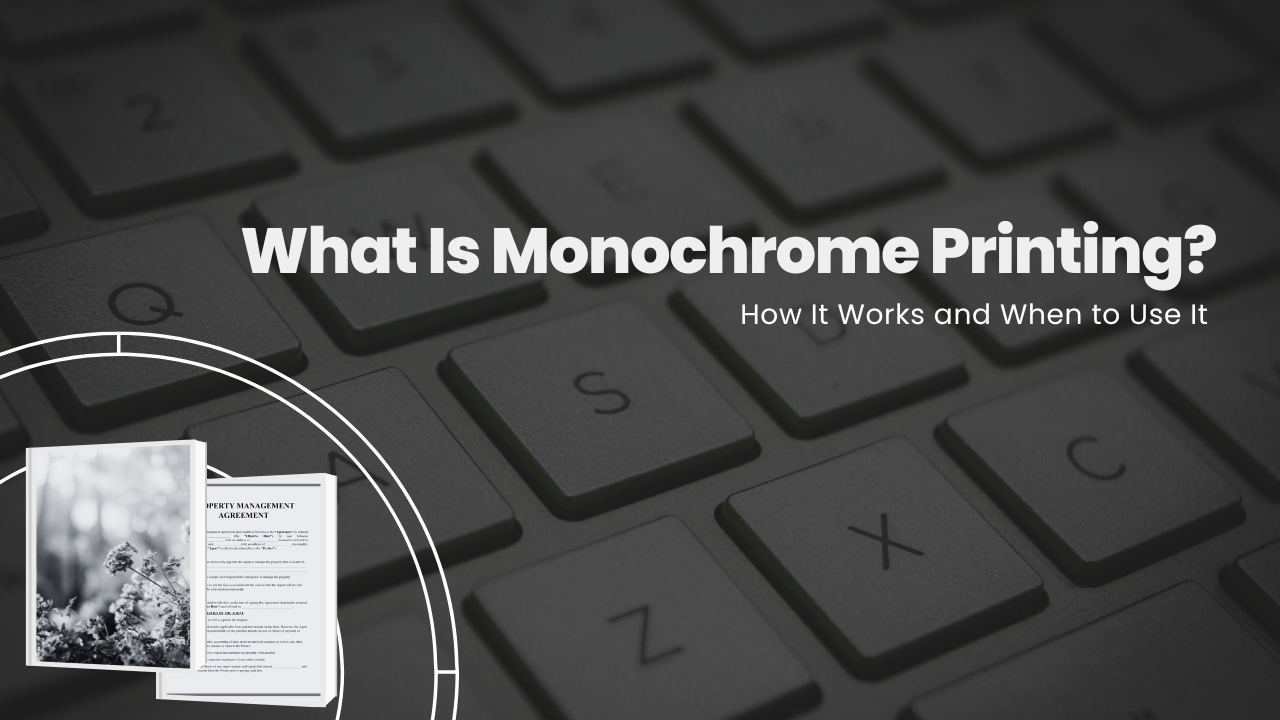What Is Monochrome Printing? How It Works and When to Use It