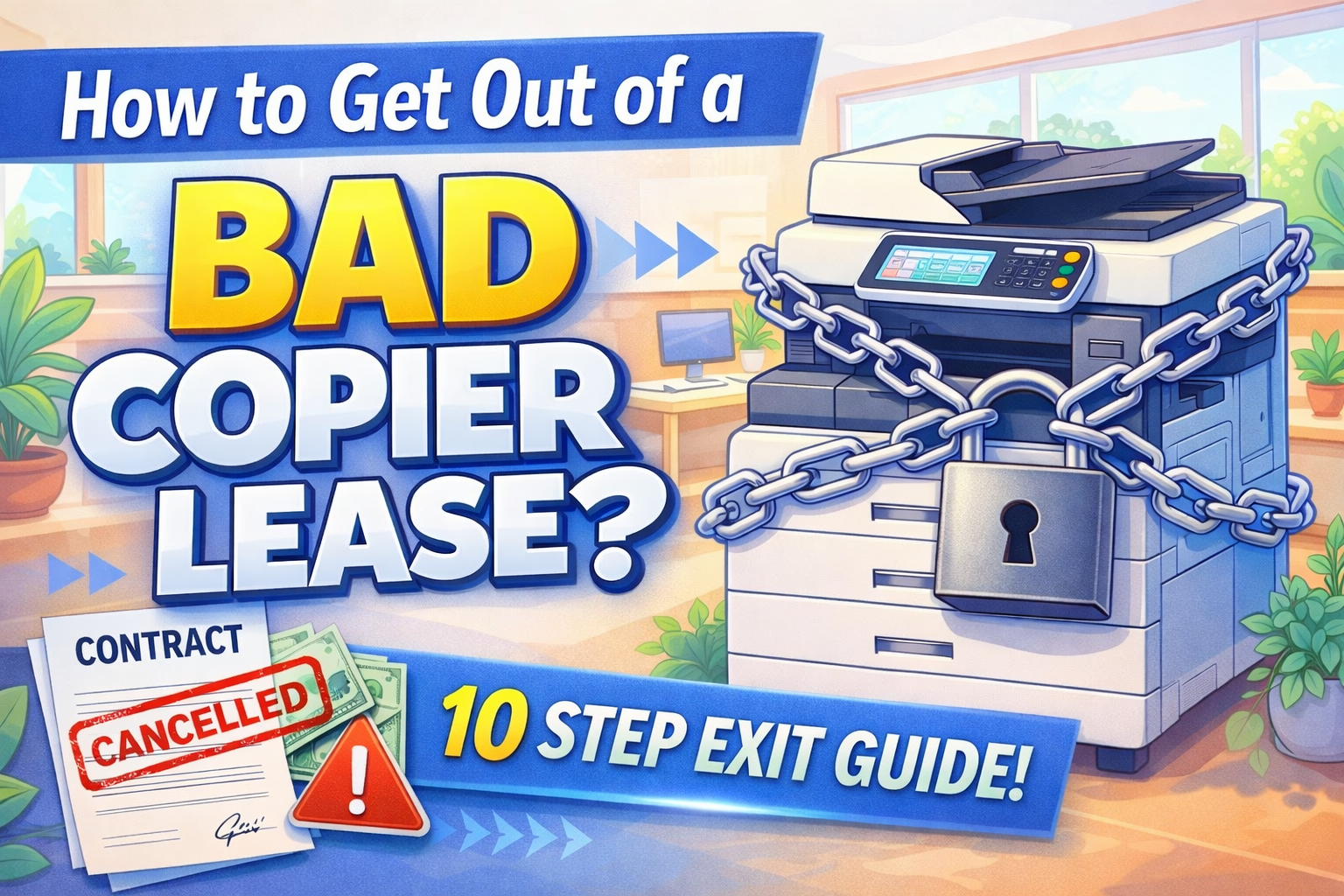 How to Get Out of a Bad Copier Lease? 10-Step Strategic Exit Guide 