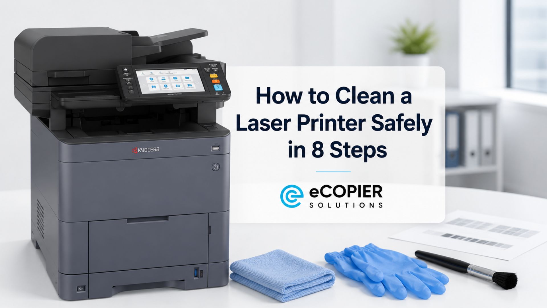 How to Clean a Laser Printer Safely and Fix Common Print Quality Problems at Work
