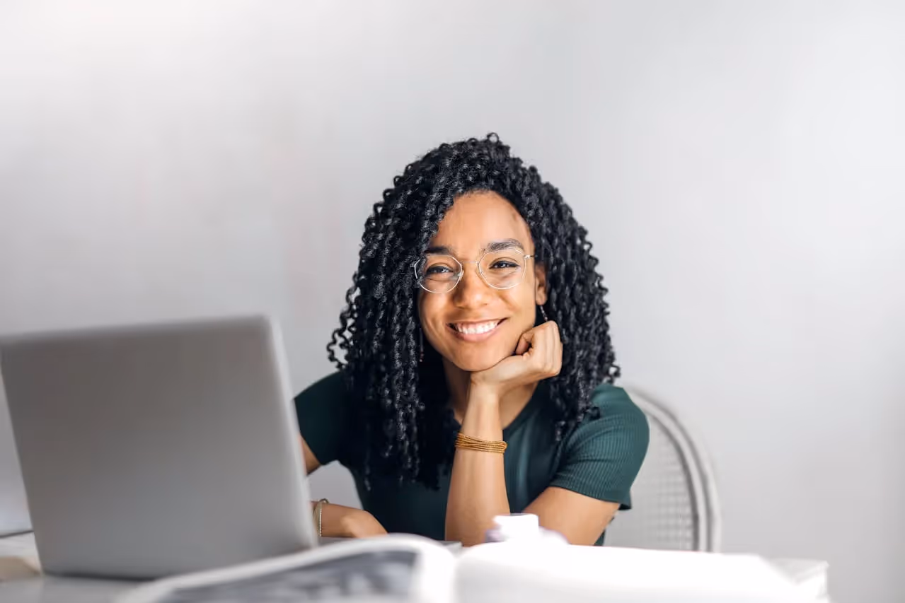 Woman learning - Online education
