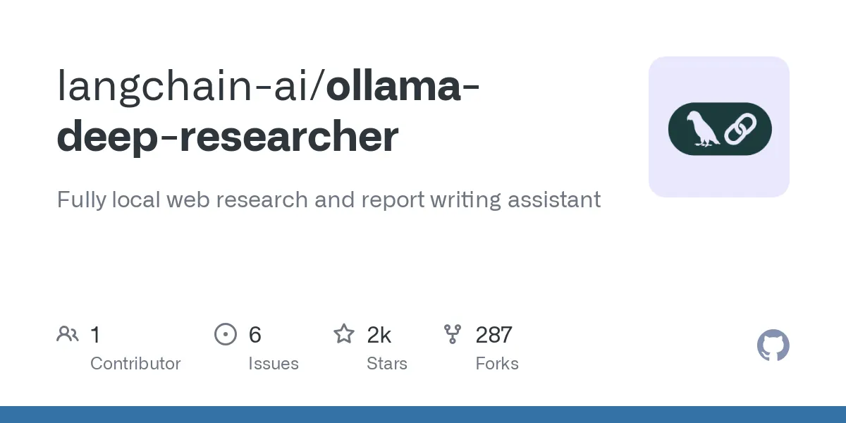 What is Ollama Deep Researcher?