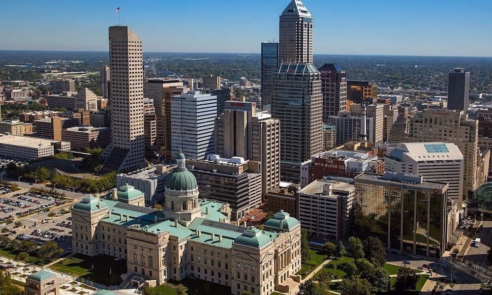 "Indiana State Capitol Building"