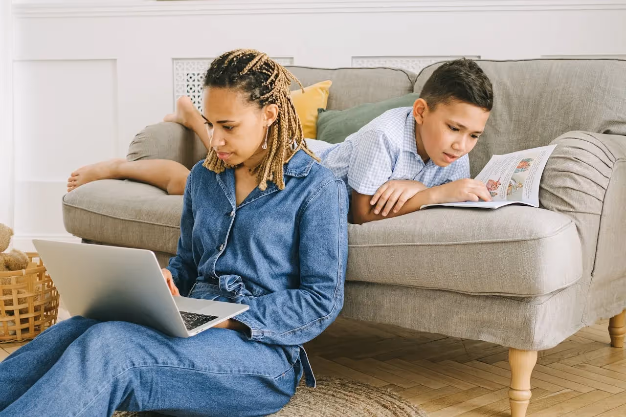 Online courses for mums post-maternity leave.