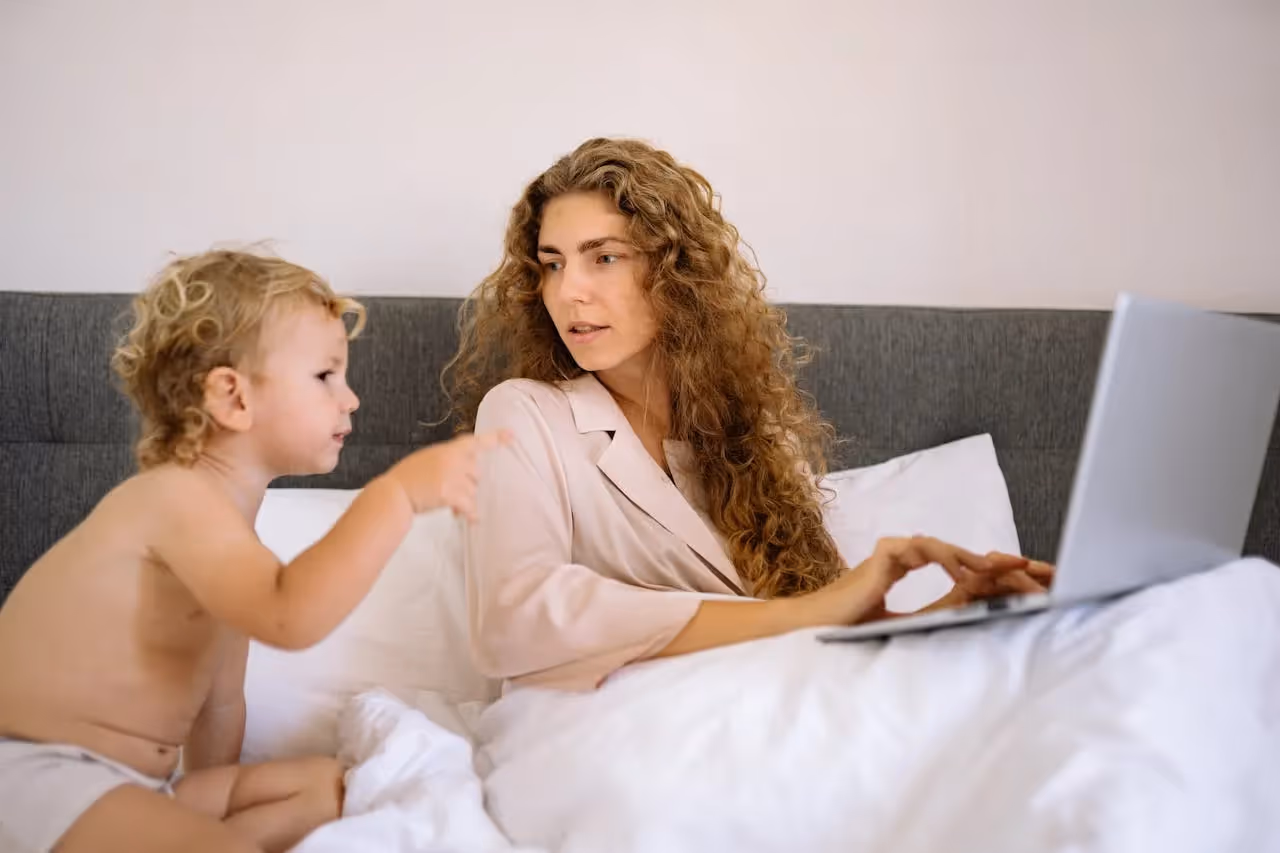 Online learning options for busy moms.