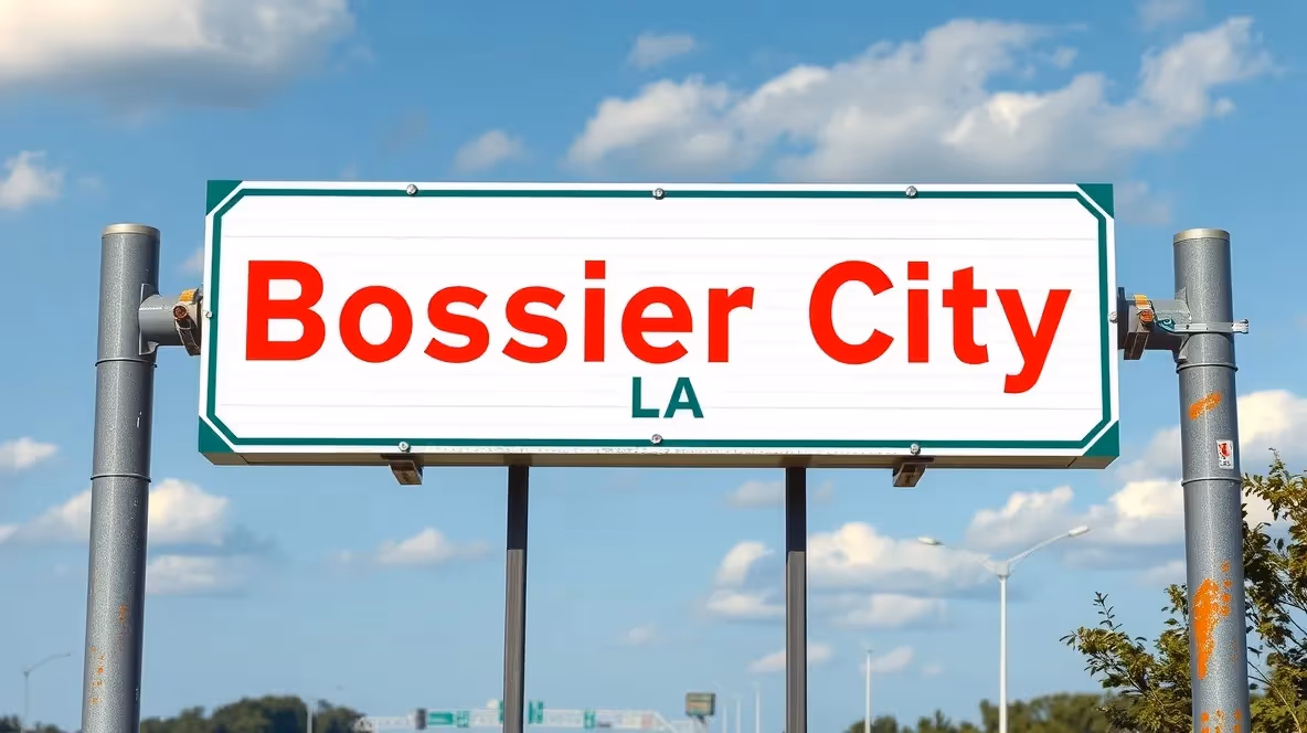 Bossier City skyline at sunset