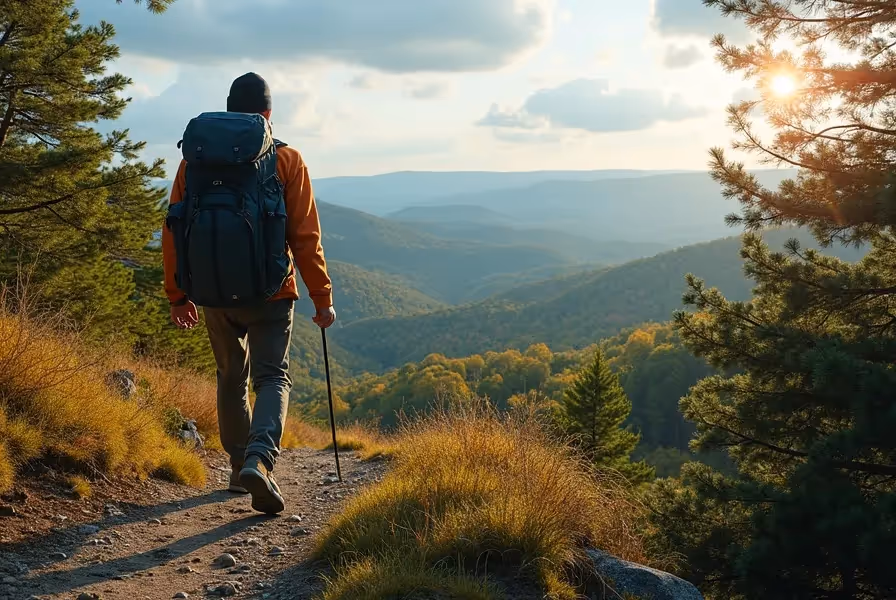 Image showing beautiful mountain landscape in Connecticut.