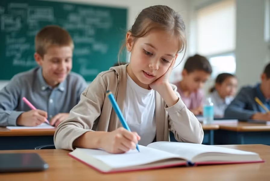 differentiated instruction strategies personalized learning teacher student desk classroom education diverse group individualized instruction.