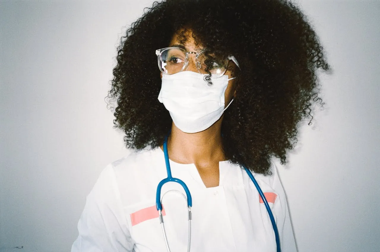 Nursing students conducting clinical training.