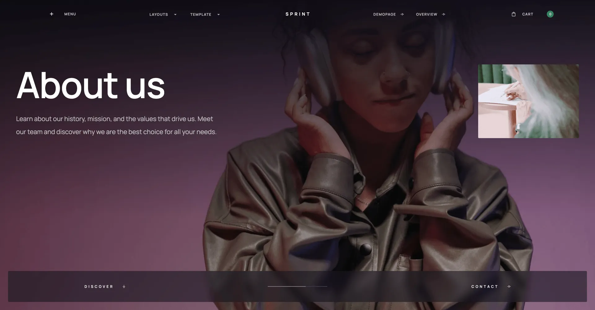 Sprint - UI Kit Webflow template screenshot