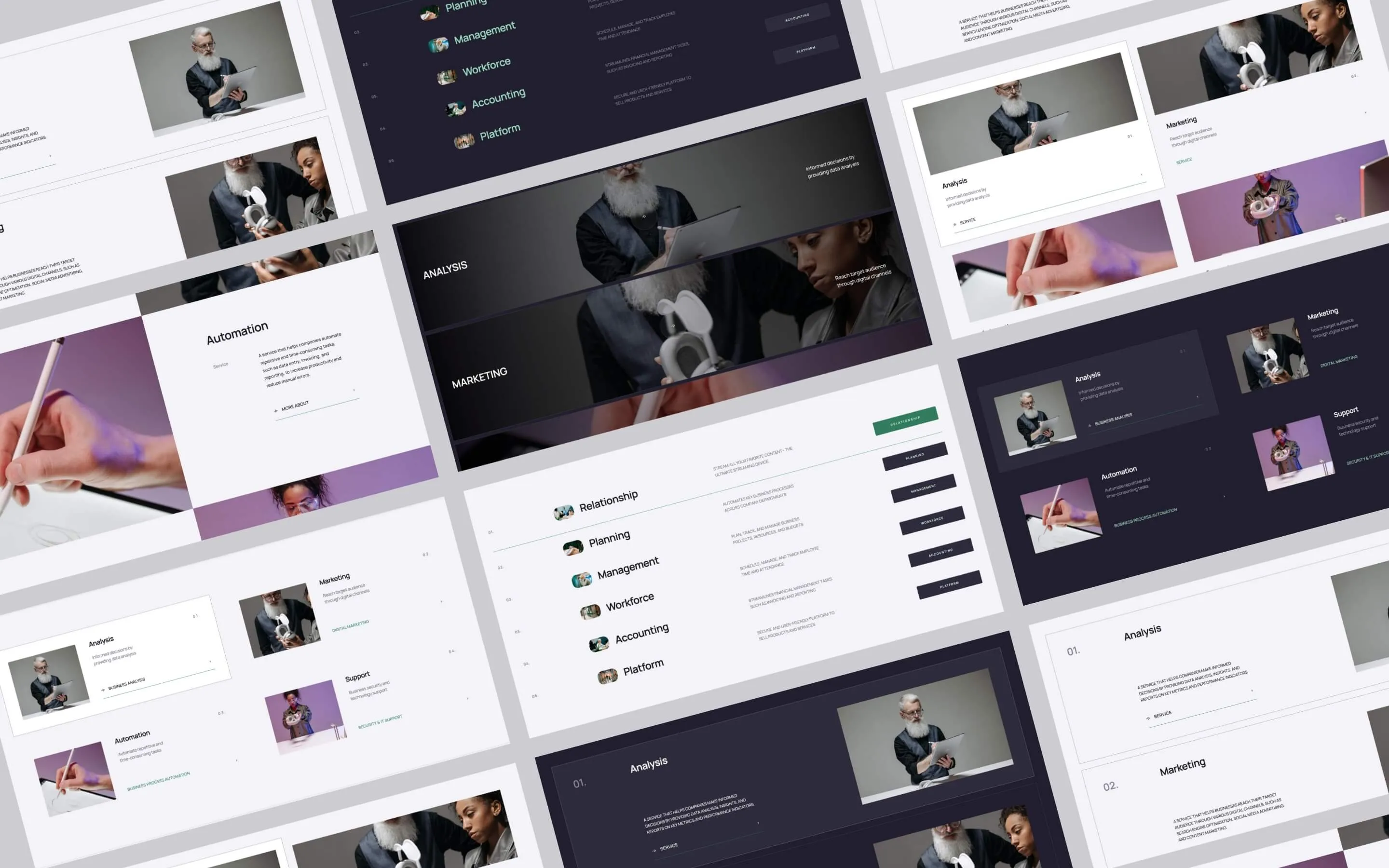 Sprint - Ultimate UI kit website Webflow template