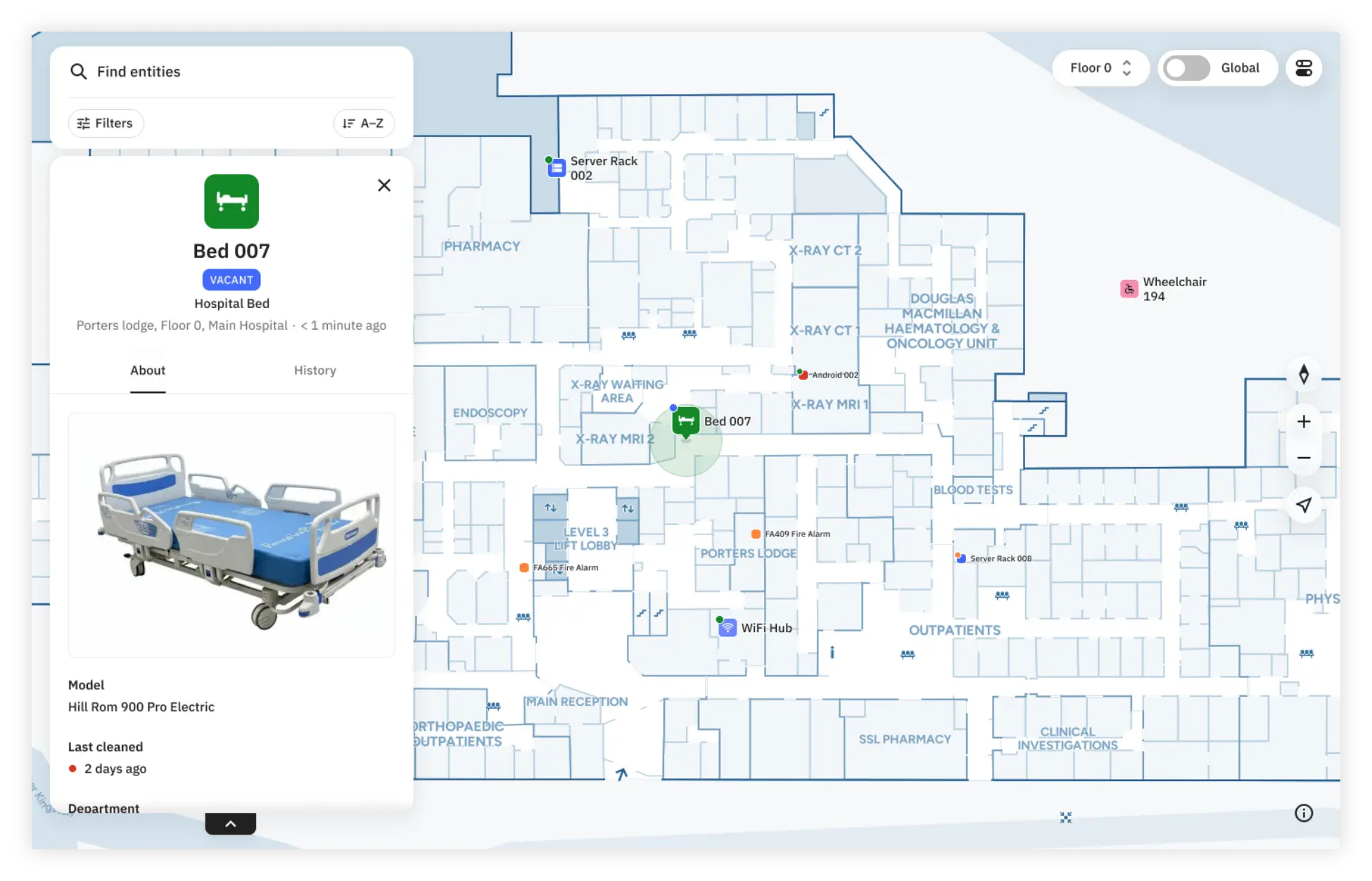 Multiple screens showing the final design of the mobile app