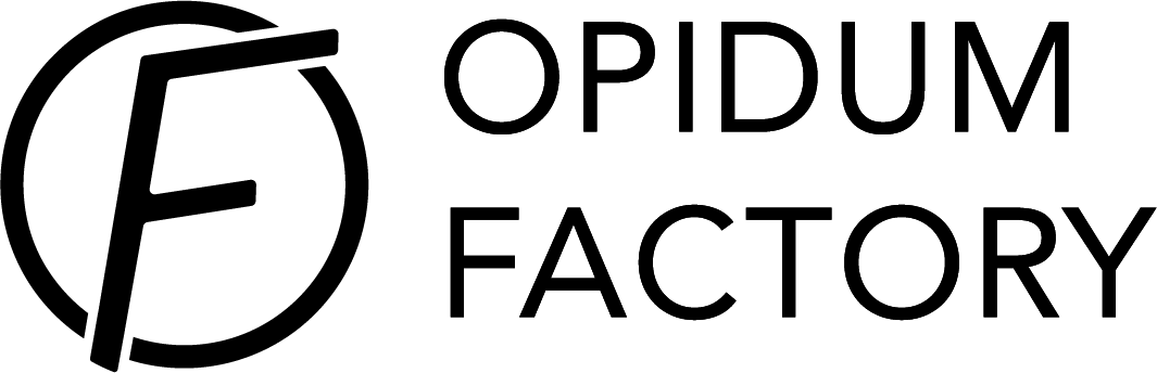 Logo noir large Opidum Factory