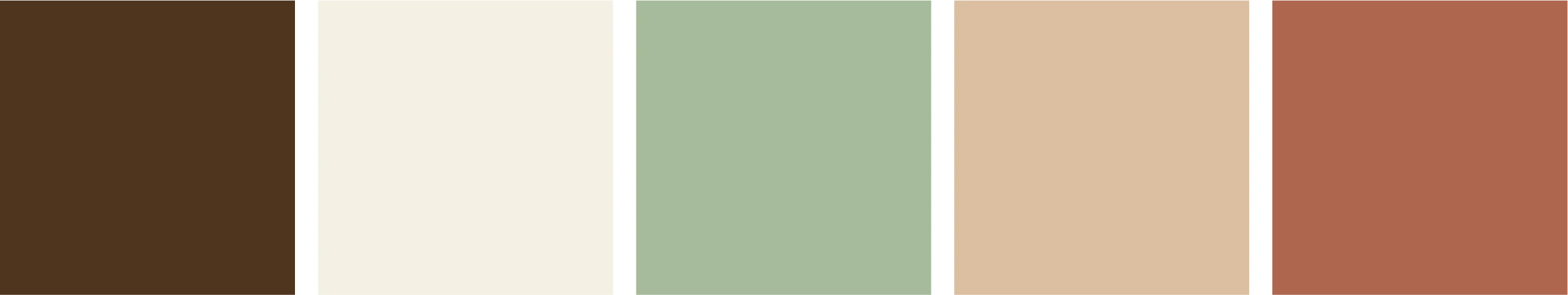 Palette couleur Brume café