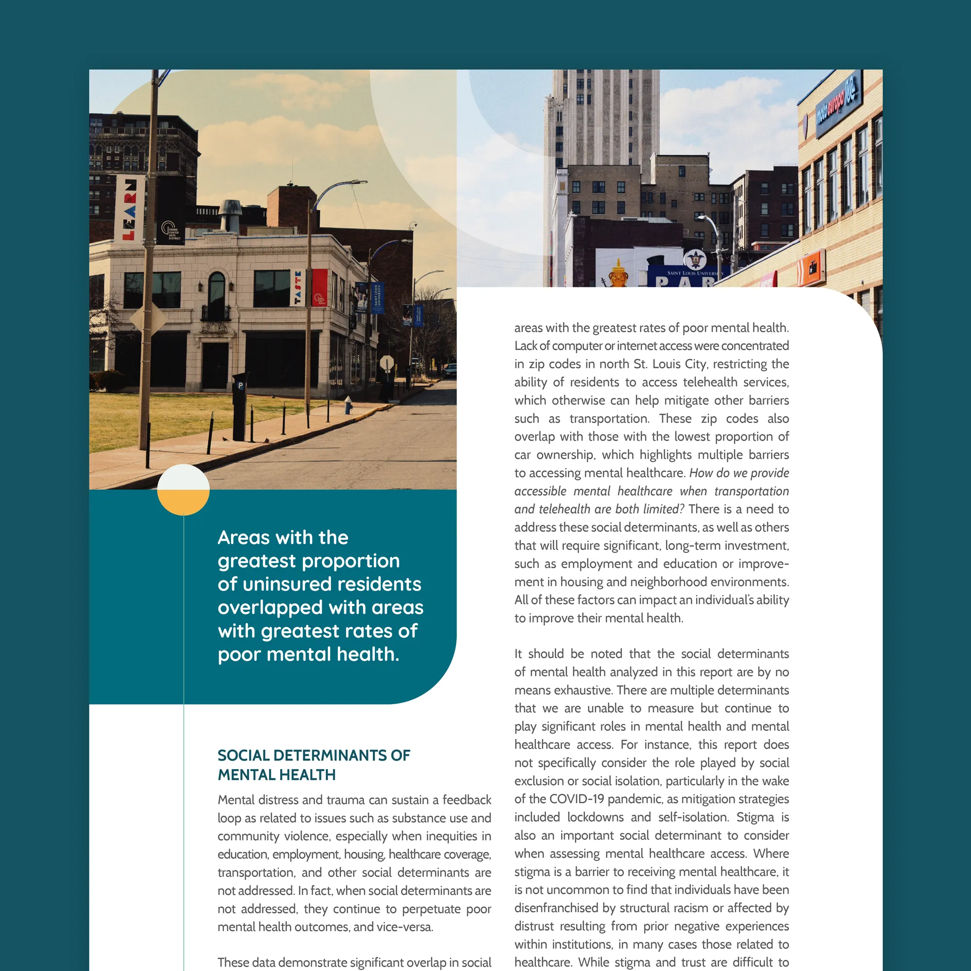 research report page sample