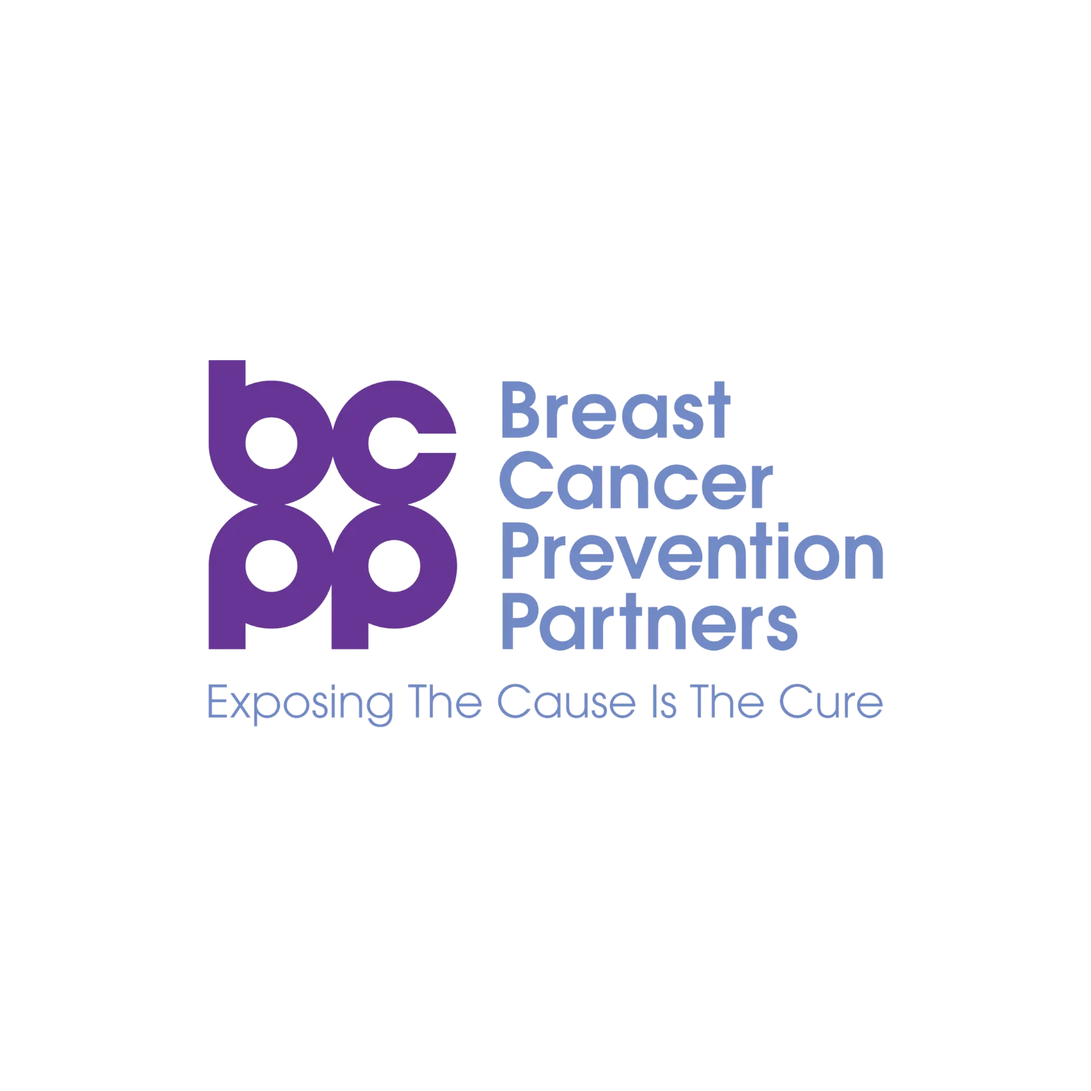 Logo of Breast Cancer Prevention Partners with the tagline 'Exposing The Cause Is The Cure.'