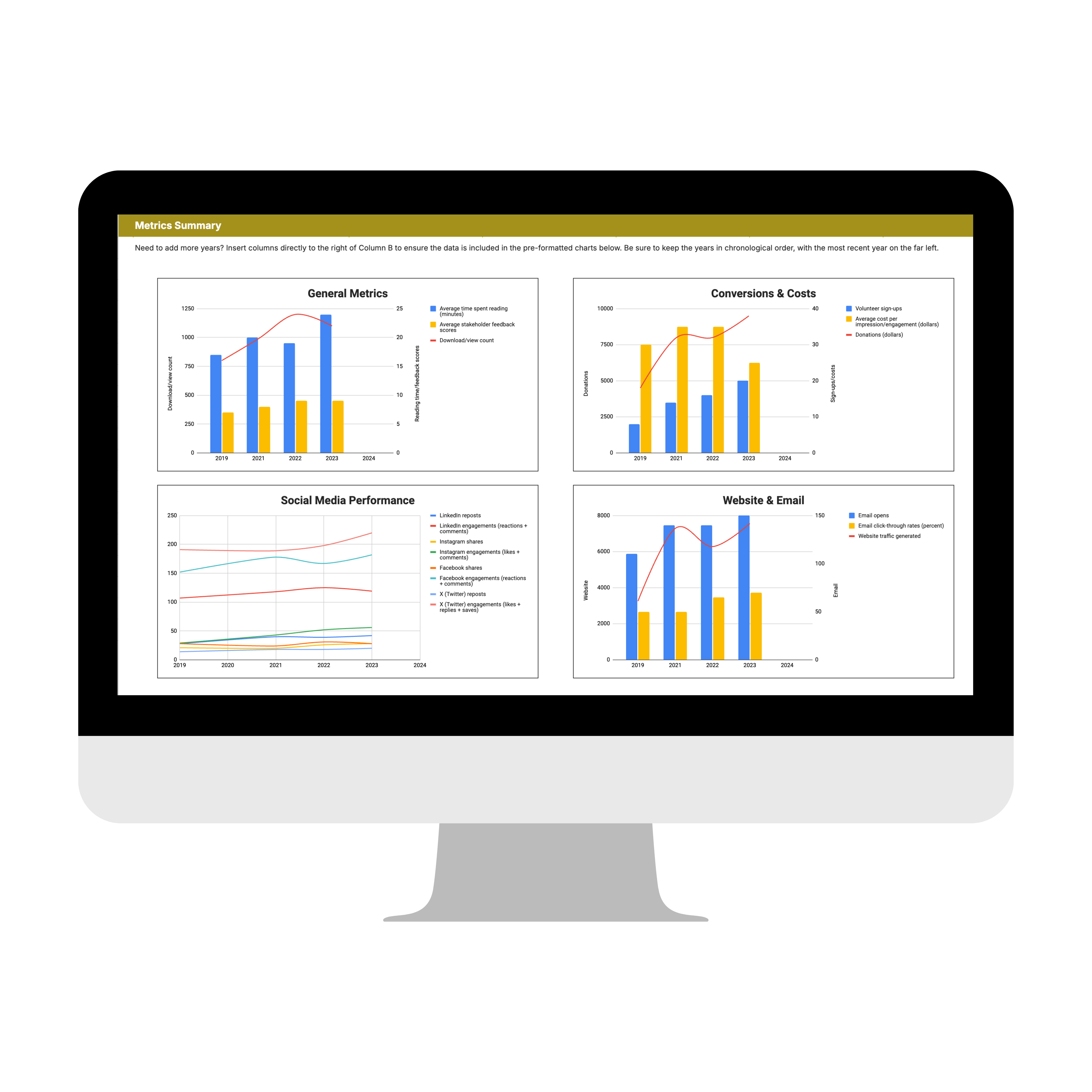 Annual Report Planner