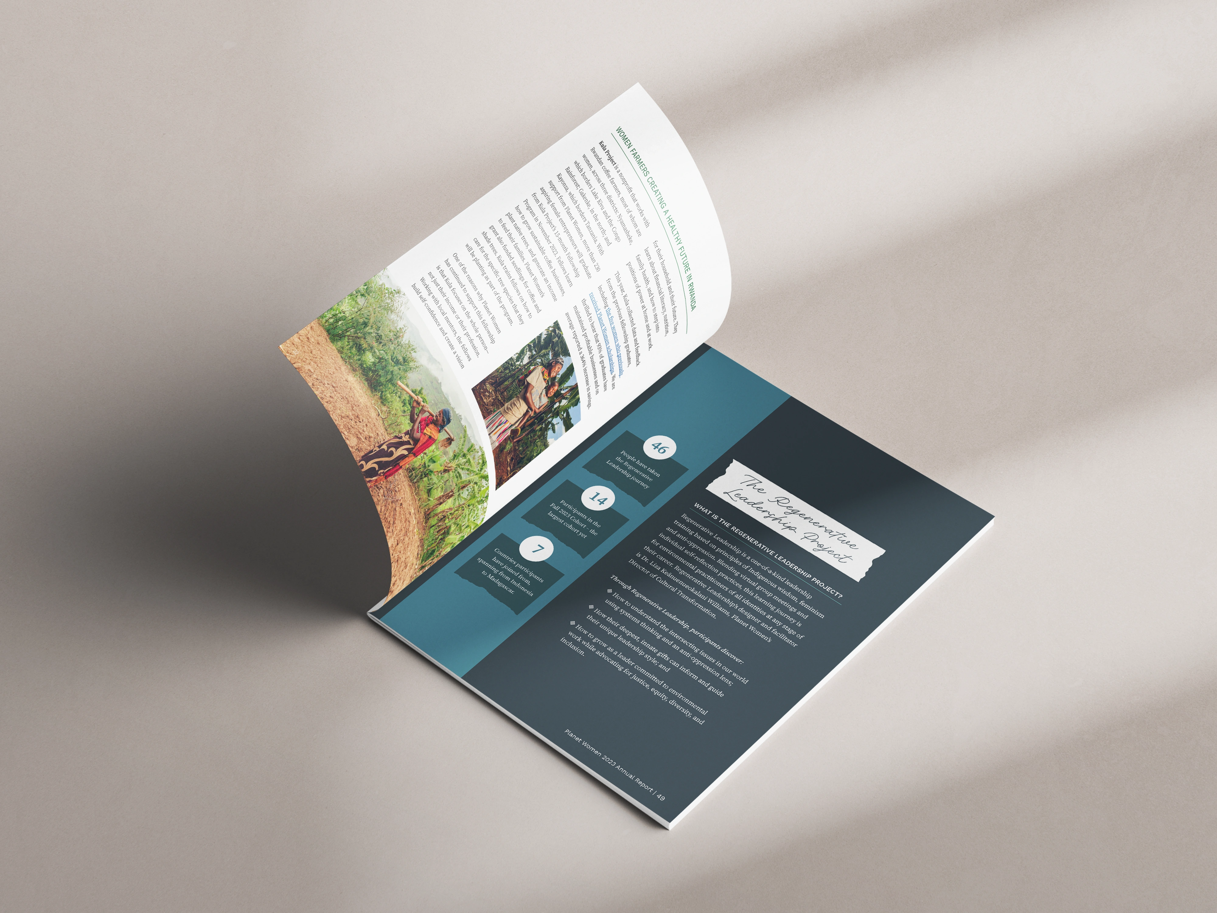 Designing an annual report that became a year-round storytelling asset
