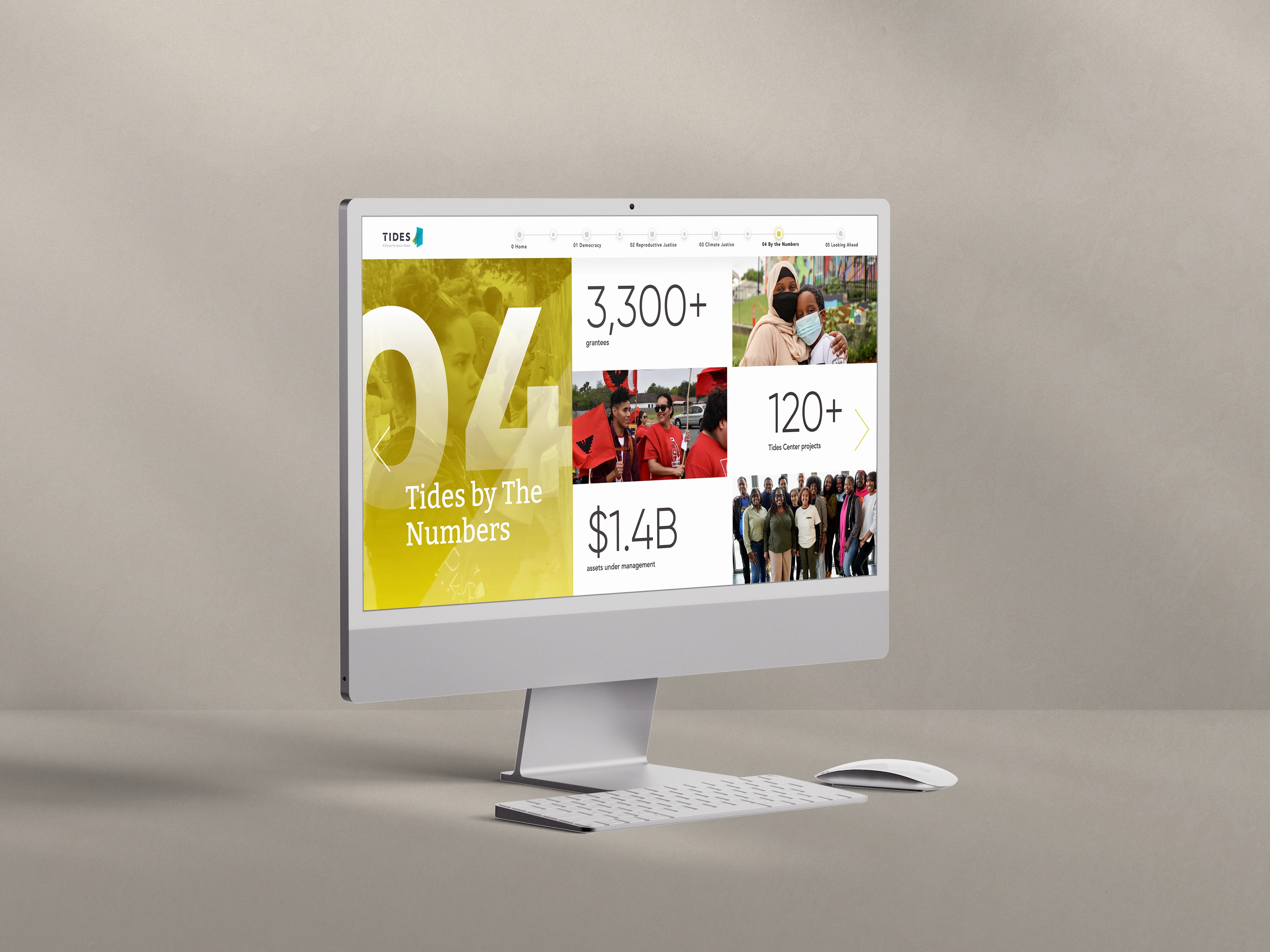 Building immersive microsites that carry a movement forward