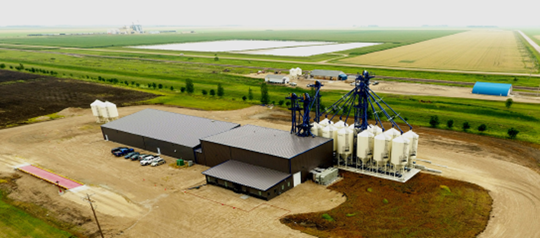 Bird Seed Receiving and Packaging Facility - FWS Group industrial construction project in Ste. Agathe Manitoba