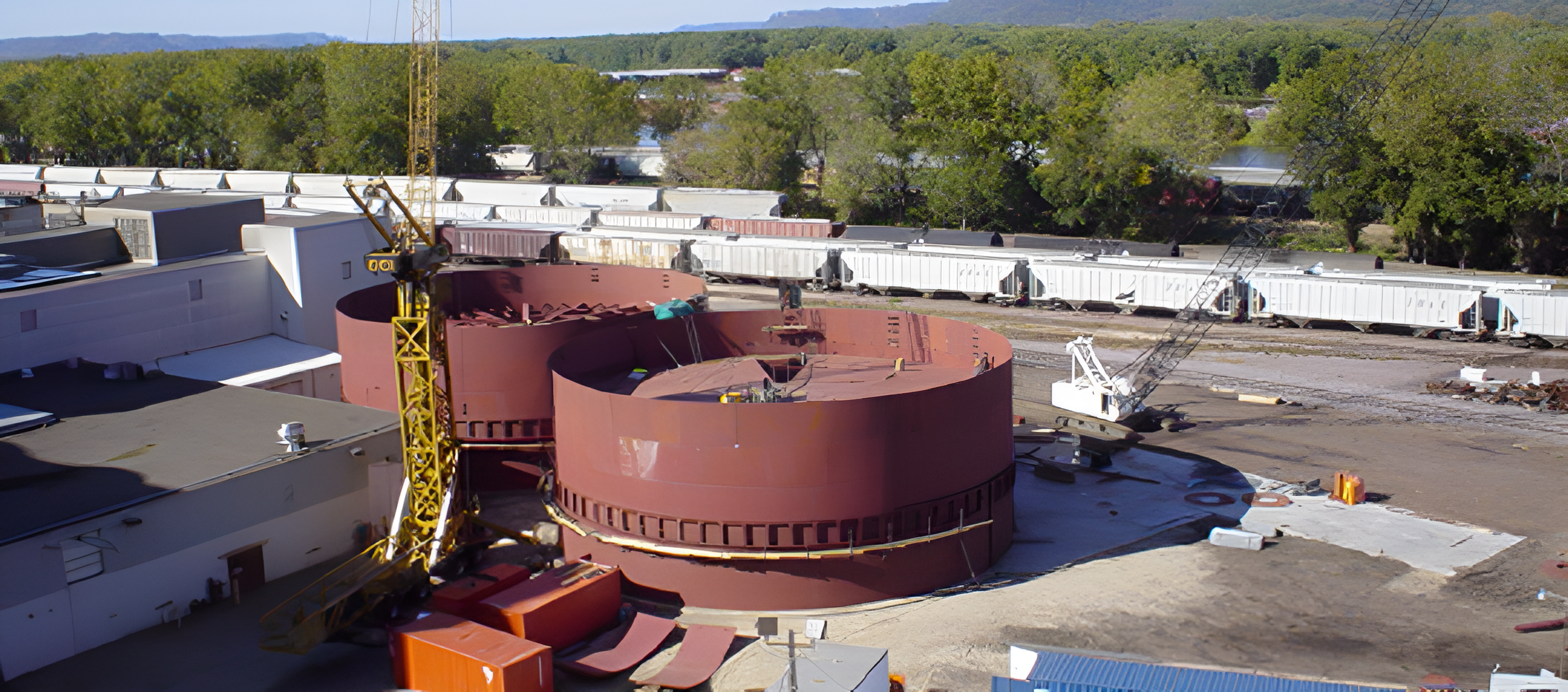 Malt Plant Kiln Addition - FWS Group food and beverage industrial construction in Winona Minnesota