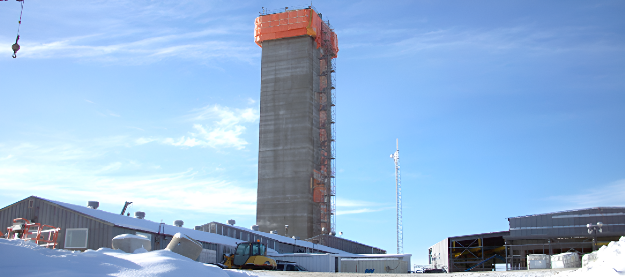 Mining Headframe slipform concrete construction - FWS Group mining project in Red Lake Ontario