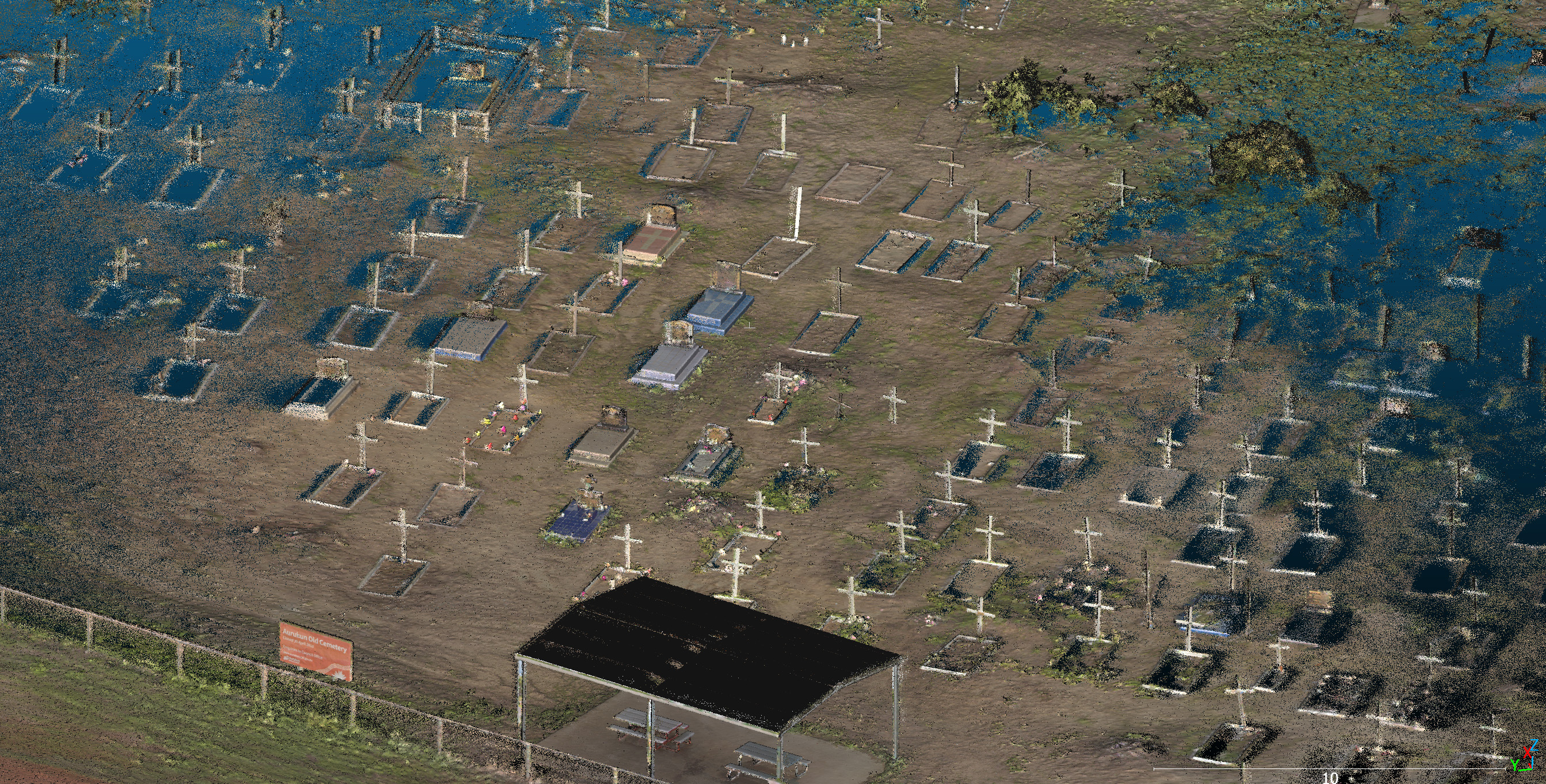 Aboriginal boy at Coen with Geo Scan 3D