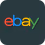 eBay logo with lowercase letters in blue, red, yellow, and green colors.