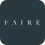 Minimalist dark square icon with the word 'FAIRE' centered in thin, light gray letters.