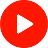 Red circular play button with white triangle pointing right in center.