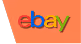 Colorful eBay logo with letters in red, blue, yellow, and green on a pink background.