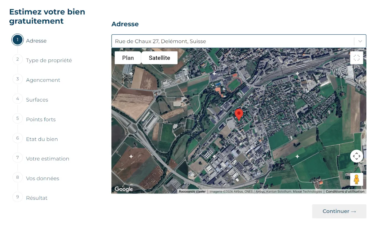 Estimateur en ligne pour appartements et maisons