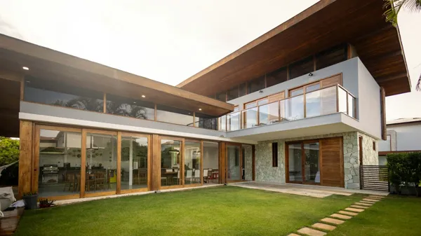 Maison contemporaine présentée dans un mini-site