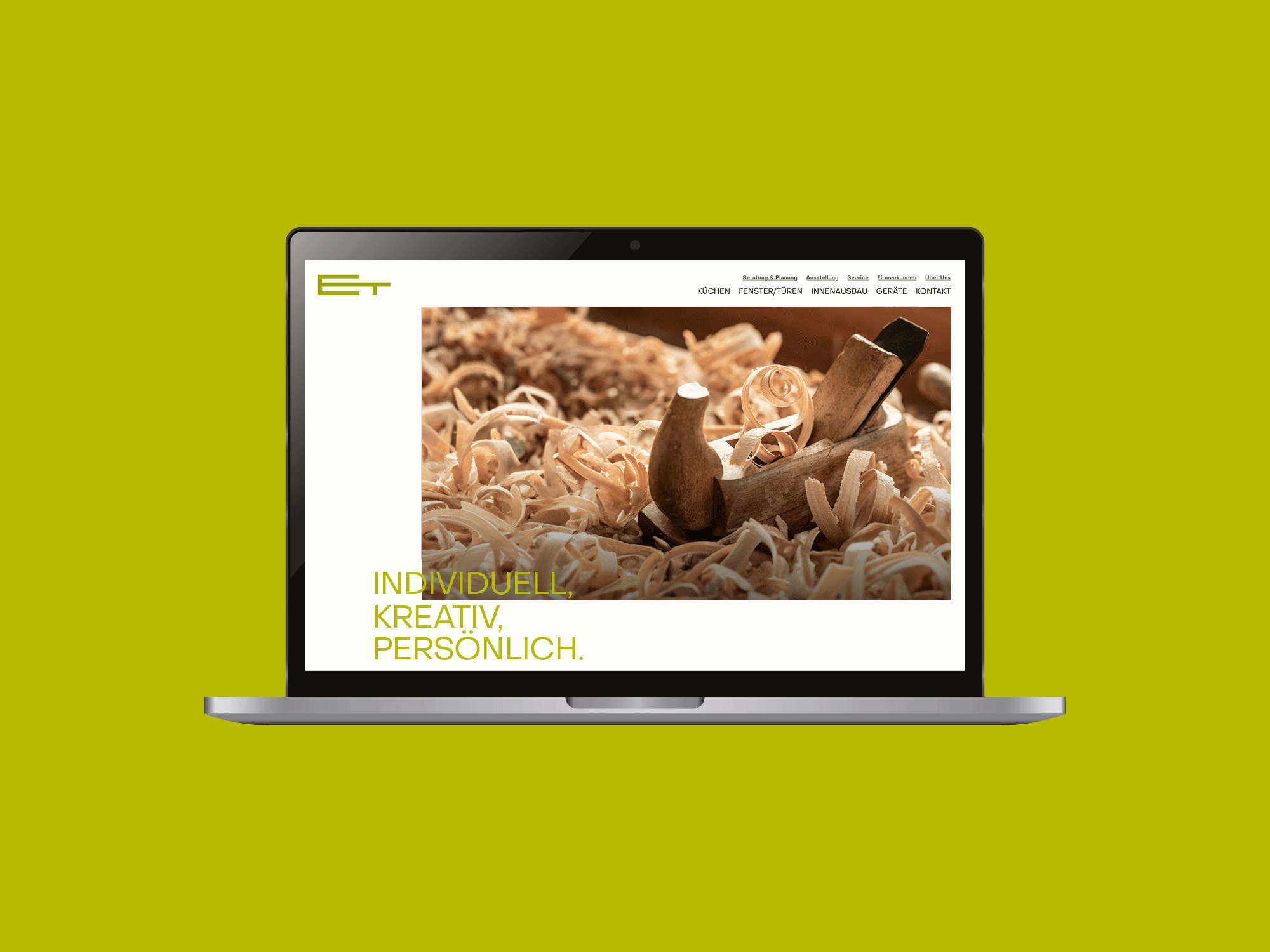 Thomann Website Desktop verschiedene Elemente wie Quicktipp, Landing Image, Services