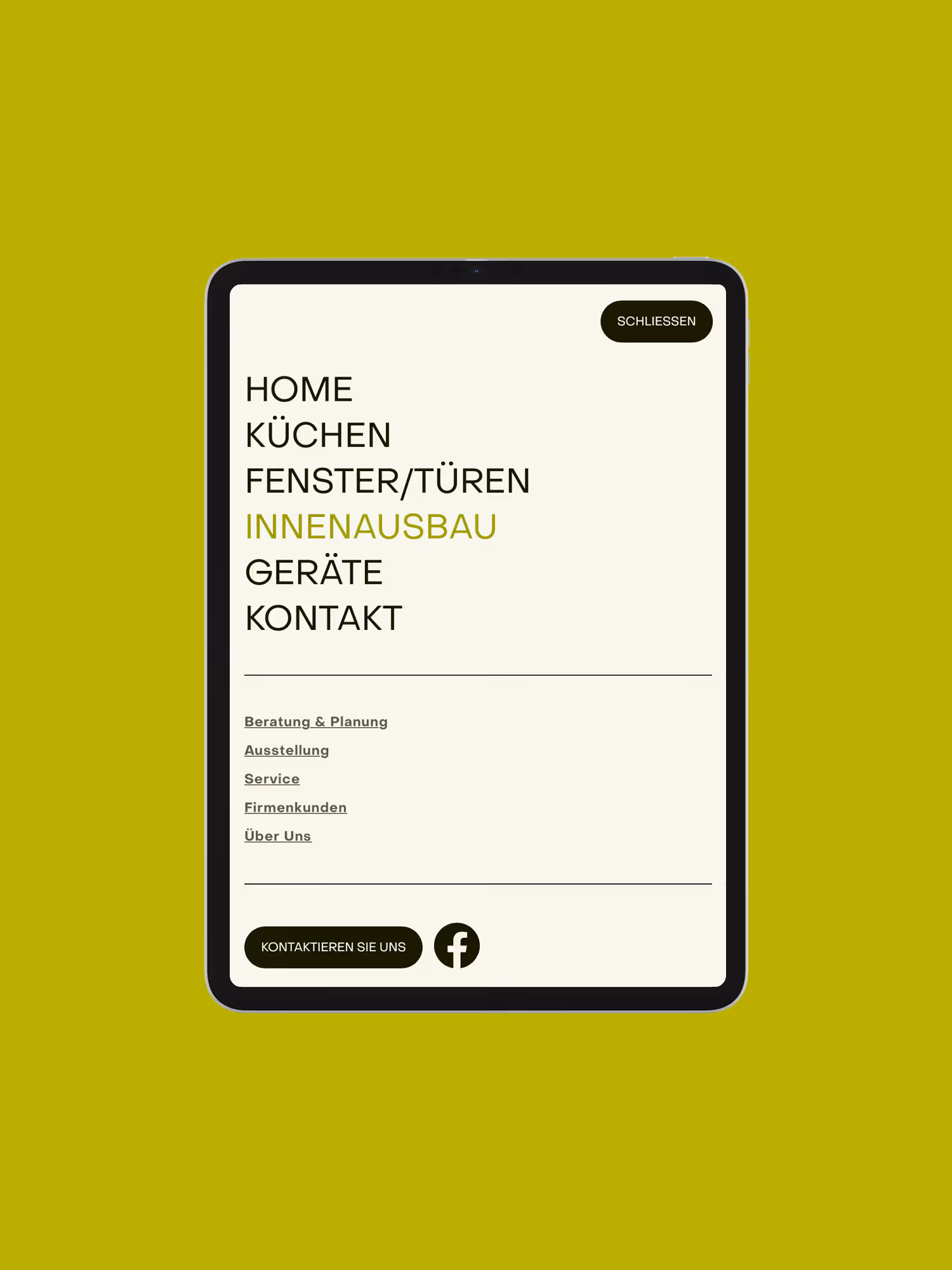 Thomann Carpentry Website Quick Tip on iPad – Web Design by Swiwi Design